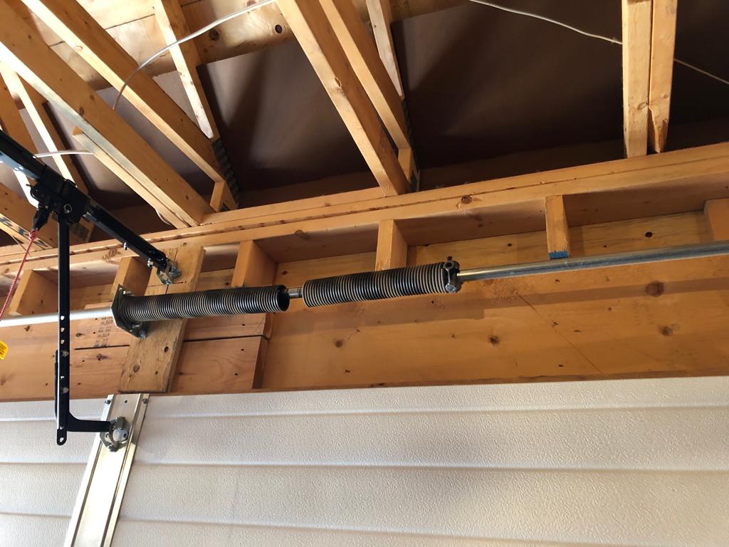 Garage Door Spring Repair and Replacement in Leduc